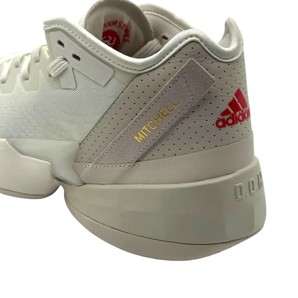Adidas D.O.N. Issue 4 Donovan Mitchell Basketball‎ Shoes Men's Size 11 White Gym